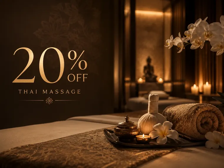 Thai Massage — Marina Special at Impressive Spa Dubai Marina
