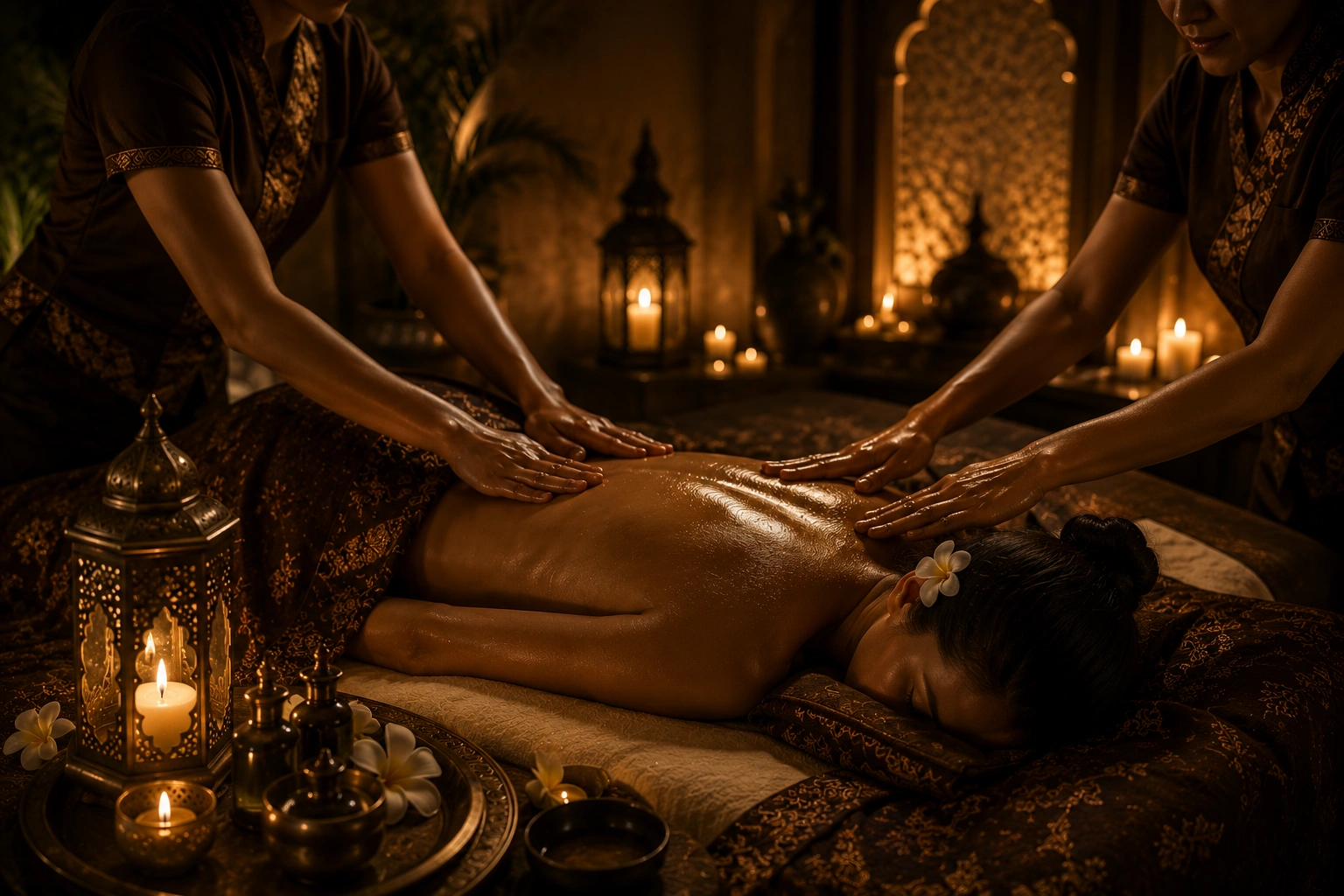 Luxury 4-hand massage at Impressive Spa Marina Dubai Marina