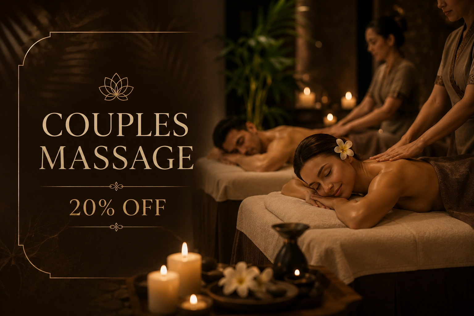 Couples spa retreat at Impressive Spa Marina Dubai