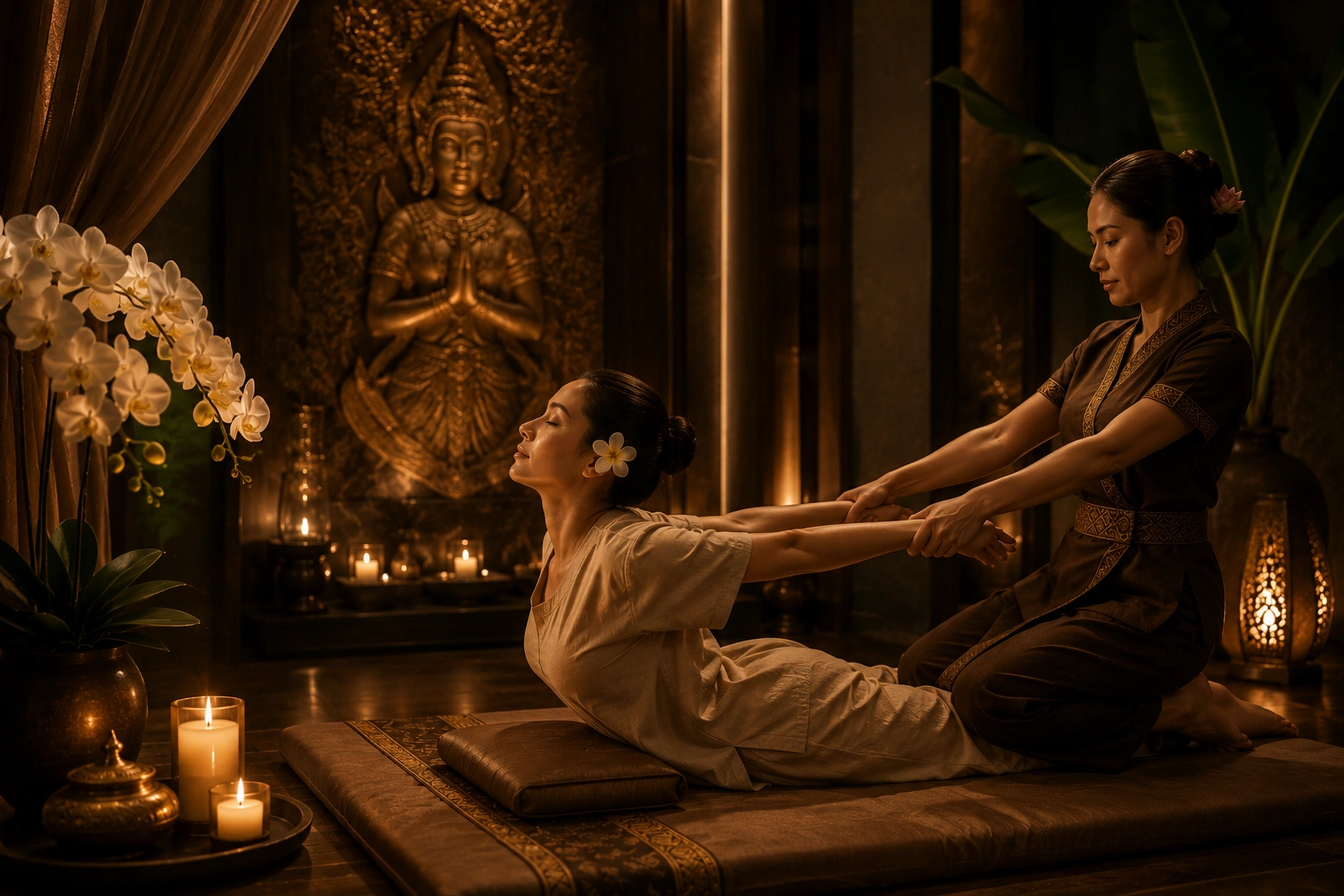 Traditional Thai massage at Impressive Spa Marina Dubai Marina